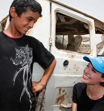 Jolie appeals for aid Iraq IDPs
