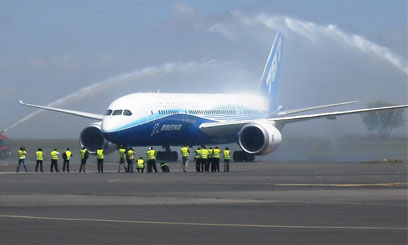 The Dreamliner lands in Kenya
