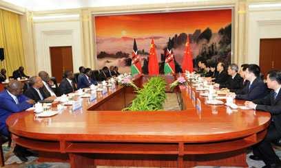Kenya signs cooperation deals with China