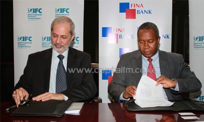 Fina Bank signs Sh400mn grant with IFC
