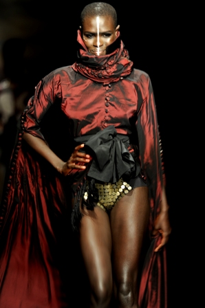 ajuma at Africa Fashion week in south africa photographed by Susan Wong 2011 