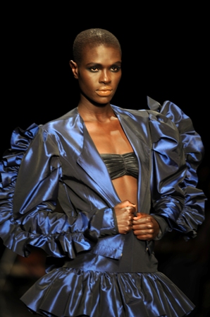 ajuma at Africa Fashion week in south africa photographed by Susan Wong 2011 