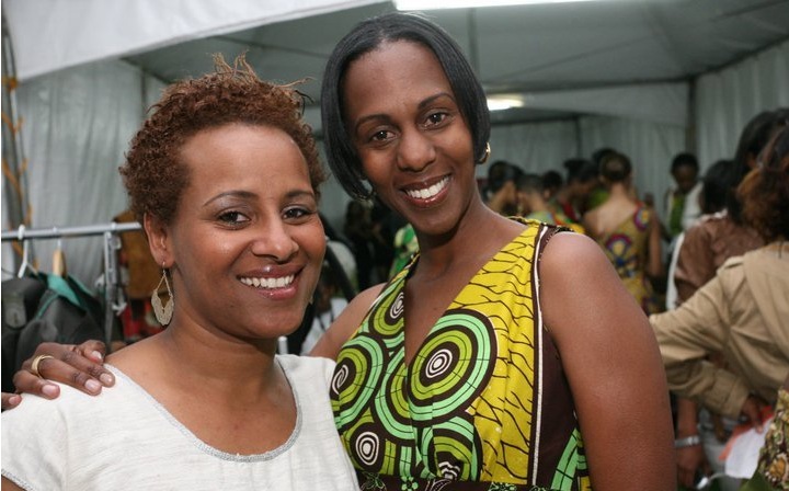 Hub of Africa Fashion Week founders Linda and Mahalet