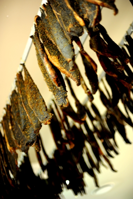 Biltong at The Butcher Shop and Grill in Sandton, South Africa (PHOTO: Susan Wong 2011) Biltong at The Butcher Shop and Grill in Sandton, South Africa (PHOTO: Susan Wong 2011)