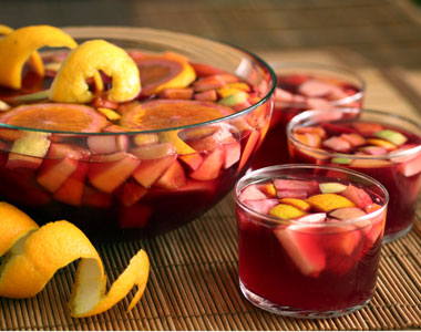 xmas party ideas sangria