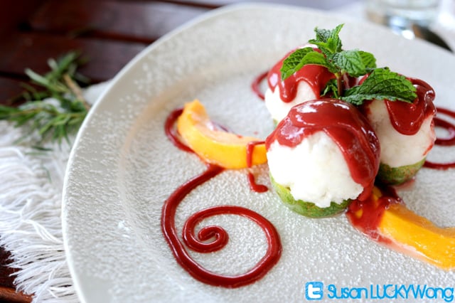 Mediterraneo Gigiri restaurant in Nairobi photographed by Susan Wong 2012 - sorbet