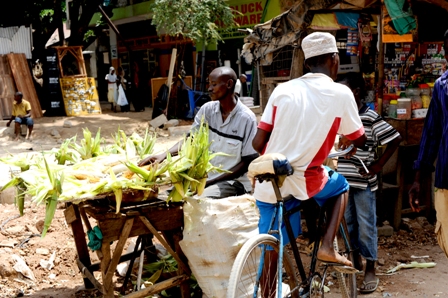 Touring in a Tuk Tuk in Malindi photographed by Susan Wong 2011 - food vendor Touring in a Tuk Tuk in Malindi photographed by Susan Wong 2011 - food vendor