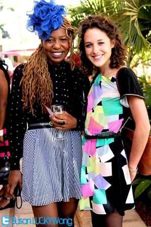fashion high tea at zen garden photographed by susan wong 2012 nairobi kenya - female pair