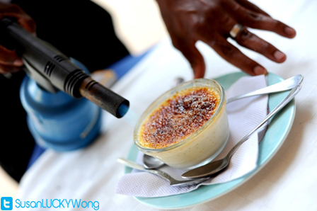 Alan Bobbe's Bistro in Nairobi Kenya photographed Susan Wong 2012 - creme brulee Alan Bobbe's Bistro in Nairobi Kenya photographed Susan Wong 2012 - creme brulee