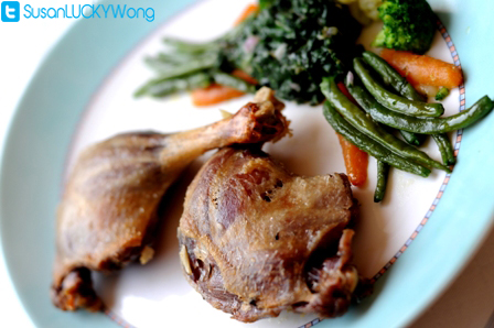 Alan Bobbe's Bistro in Nairobi Kenya photographed Susan Wong 2012 - duck confit Alan Bobbe's Bistro in Nairobi Kenya photographed Susan Wong 2012 - duck confit