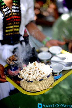 Habesha Restaurant in Nairobi Kenya photographed by Susan Wong 2012 - coffee ceremony