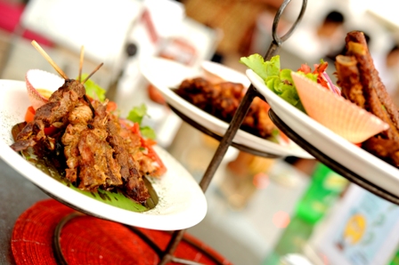 Nyama Choma Sampler at Tamambo Bar and Grill Village Market Nairobi Kenya (Susan Wong /2012)
