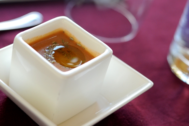 restaurant review la mesa espanola photographed by susan wong gazpacho