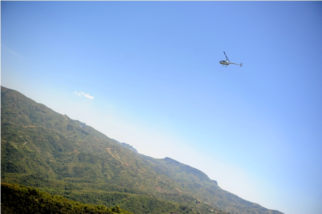 Experiencing South Africa's Valley of 1000 Hills from the sky photographed by susan wong 2013 2