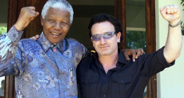 nelson mandela bono