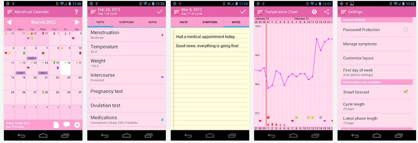 menstrual calender app