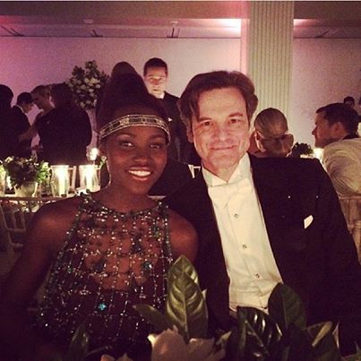 Lupita with Colin Firth