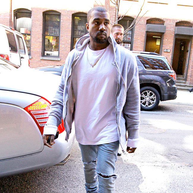 Kanye West runs errands in NYC after the MET Gala