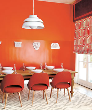 orange paint