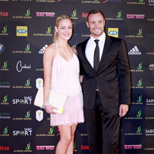 Oscar Pistorius & girlfriend