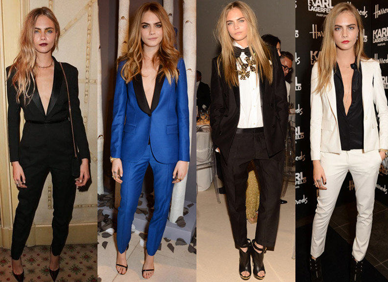 lessons on rocking a suit from Cara Delavingne cover