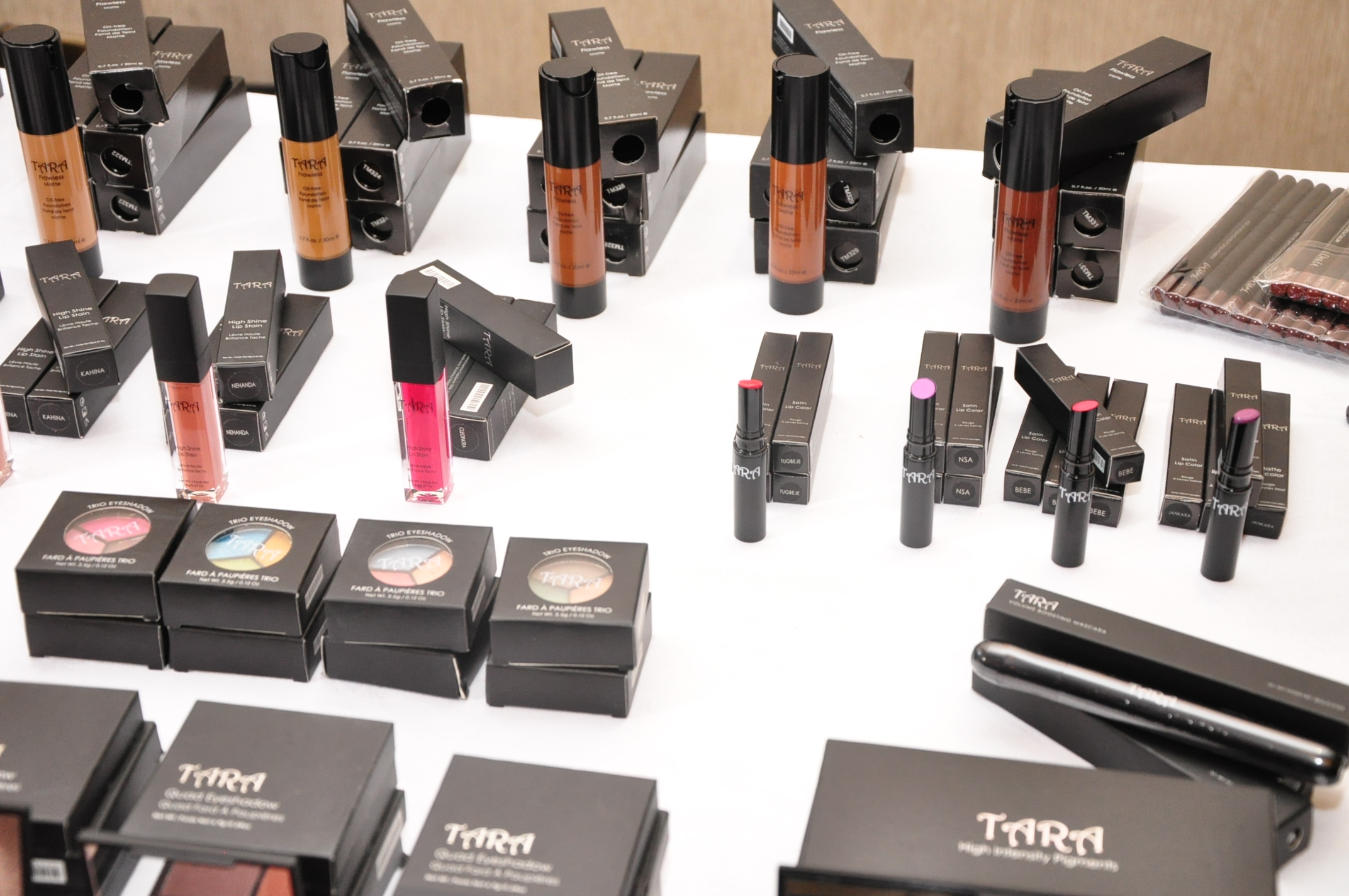 House of Tara International products at the Launch