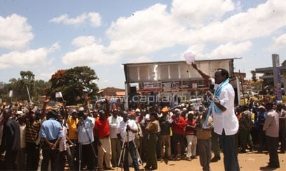 Vice President Kalonzo Musyoka led the CORD campaign team in a series of rallies in various parts of Meru and Tharaka Nithi Counties in mid Eastern Region/VPPS