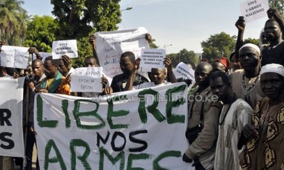 Malians at a past demonstration/FILE