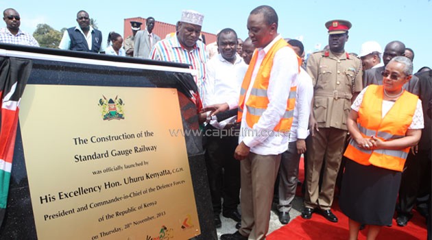 President Kenyatta and his Deputy Ruto have told off critics of the project, insisting it was above board. Photo/FILE.