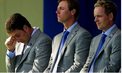 Olazabal sheds tear for Seve as Ryder Cup opens