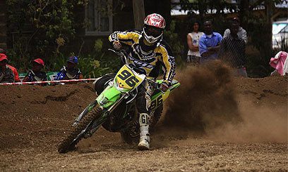 Muddy tracks, biggest hurdle at Motocross 3