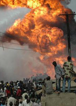 Oil pipeline explodes in Nigeria