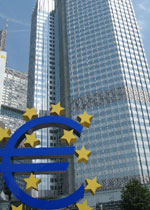 ECB chief notes gloomy forecasts