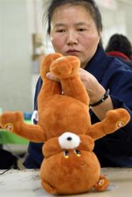 China exports fall