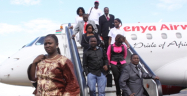 Kenya Airways flies to Kisangani