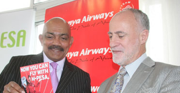 Book Kenya Airways via MPESA