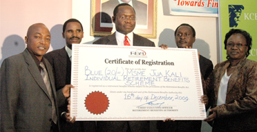 Pension for informal Kenyan traders