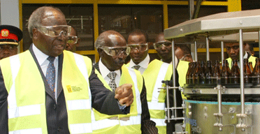 Kibaki in appeal to Kenyan brewers