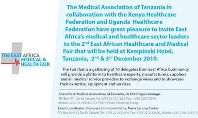 Regional healthcare forum set for TZ