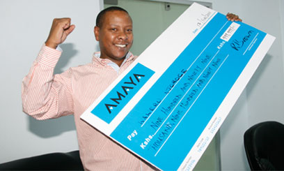 Amaya lottery allowed to continue