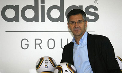 Adidas 2010 profit up sharply on global rebound
