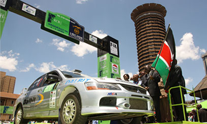 Safari rally revvs off