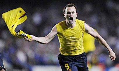 Iniesta breaks Chelsea hearts