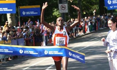Kosgei takes bite out of Big Apple
