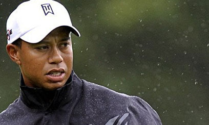 US Open halted by heavy rain
