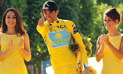 Contador wins the Tour his way