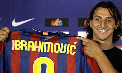 Ibrahimovic signs five-year Barca deal