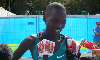 Abel Kirui wins marathon title