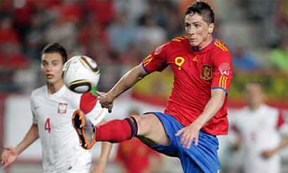 Spain slaughter Poland