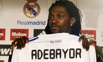 Adebayor to help Real push